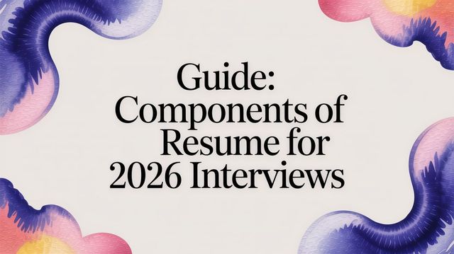 Illustration for The Components of a Resume That Actually Land Interviews