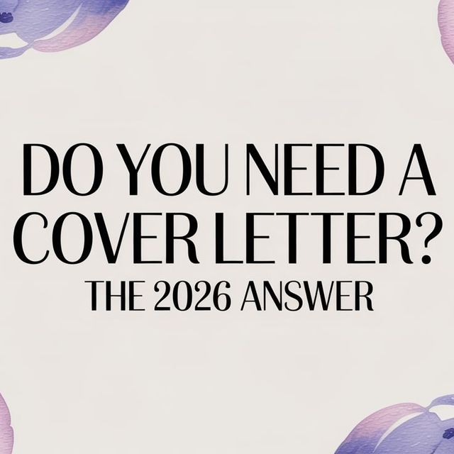 Illustration for do you need a cover letter in 2026