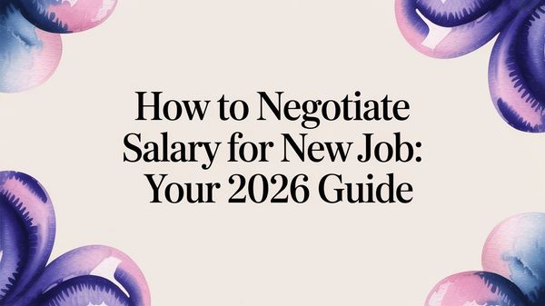 Illustration for How to Negotiate Salary for New Job: Your 2026 Guide