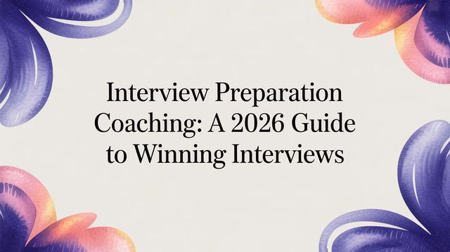 Illustration for Interview Preparation Coaching: A 2026 Guide to Winning Interviews