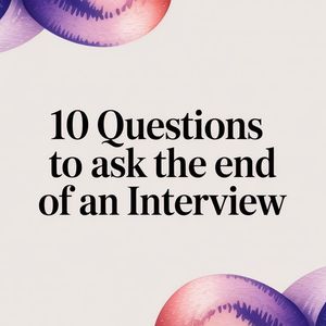 Illustration for 10 Questions to Ask the End of an Interview
