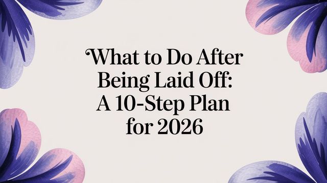 Illustration for What to Do After Being Laid Off: A 10-Step Plan for 2026